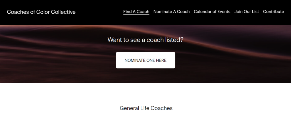 Coaches of Color Collective