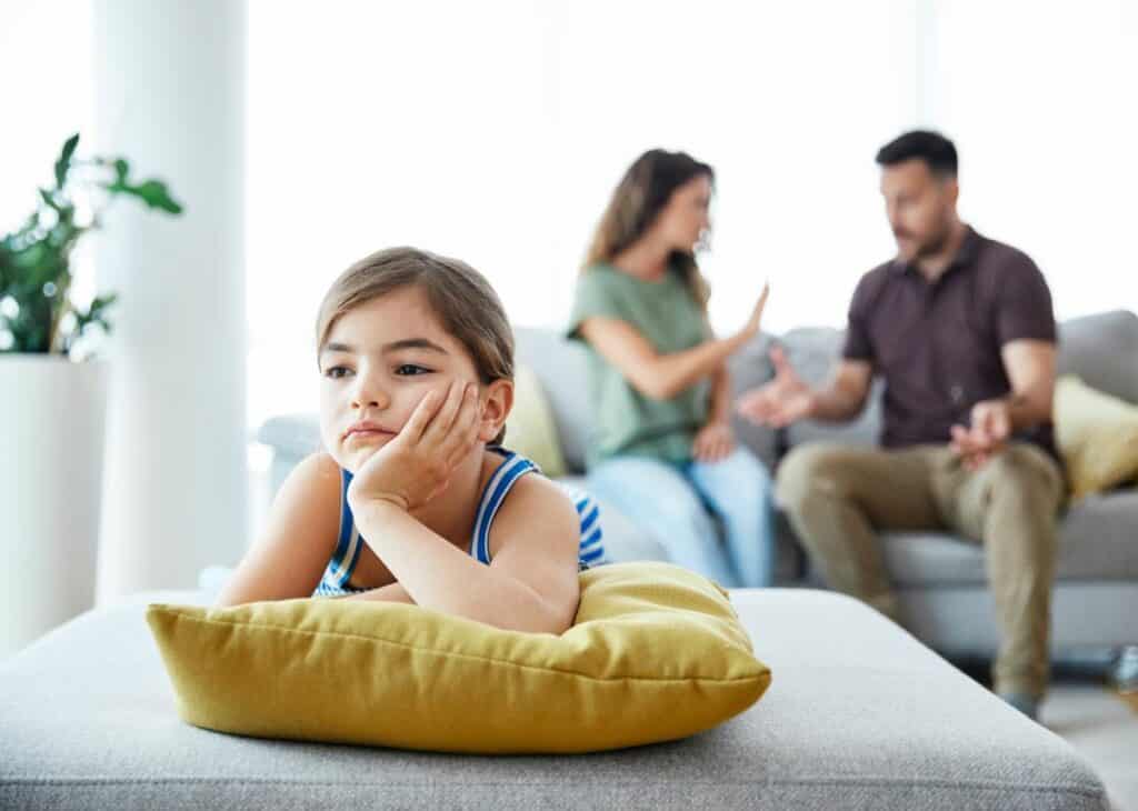 Kid coping with divorce